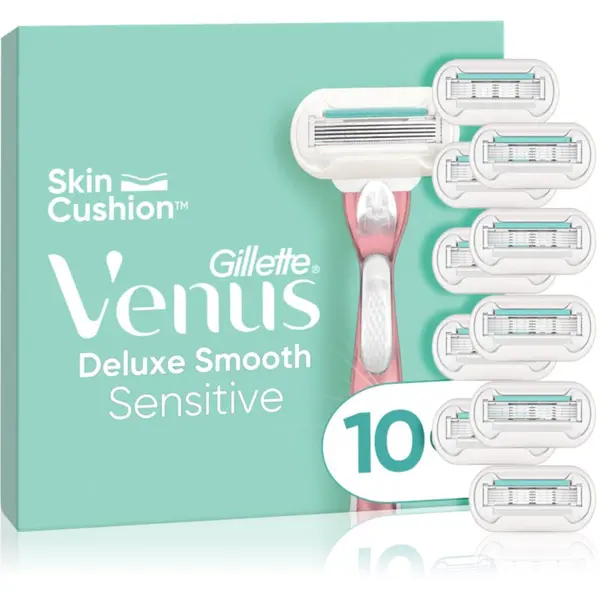 Gillette Gillette Venus Deluxe Smooth Sensitive nadomestne britvice 10 kos