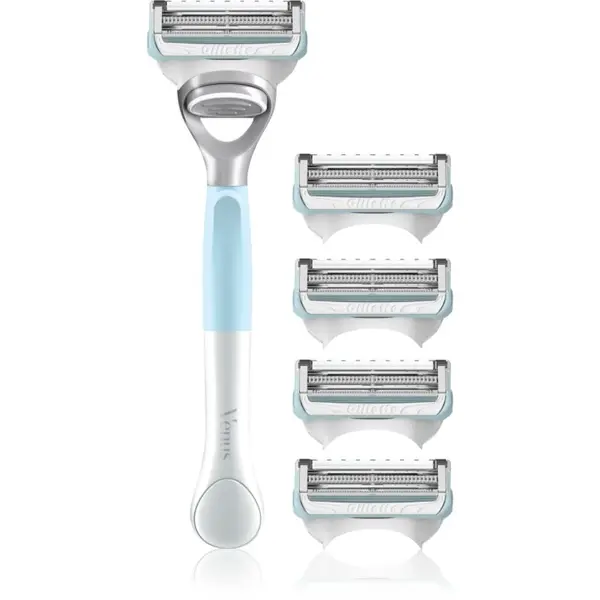 Gillette Gillette Venus For Pubic Hair&Skin brivnik za urejanje bikini linije + nadomestna glava 5 kos