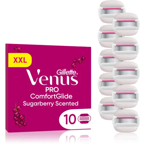 Gillette Gillette Venus PRO ComfortGlide Sugarberry nadomestne britvice 10 kos