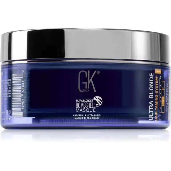 GK Hair GK Hair Bombshell Masque barvna maska za blond lase odtenek Ultra Blonde 200 g