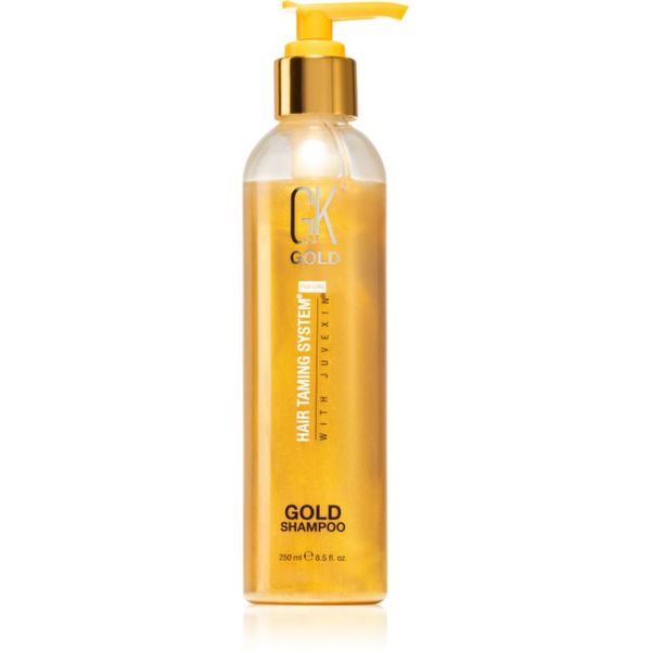GK Hair GK Hair Gold Shampoo vlažilni in zaščitni šampon z aloe vero in karitejevim maslom 250 ml
