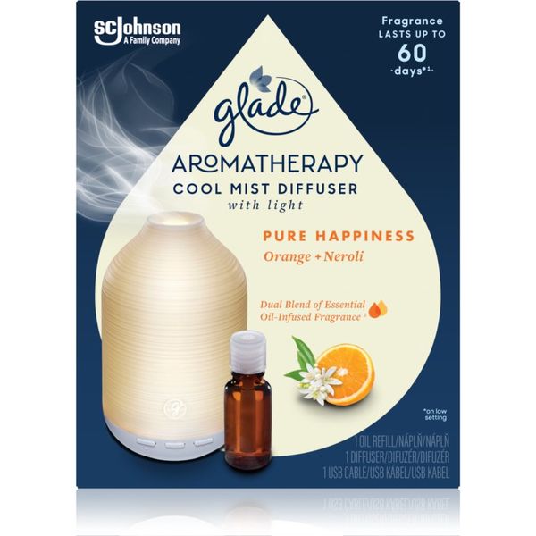 Glade GLADE Aromatherapy Pure Happiness aroma difuzor s polnilom Orange + Neroli 17,4 ml