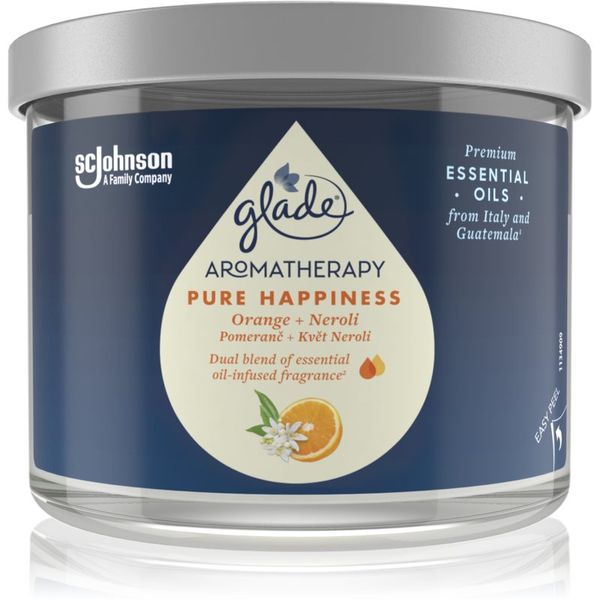 Glade GLADE Aromatherapy Pure Happiness dišeča sveča Orange + Neroli 260 g