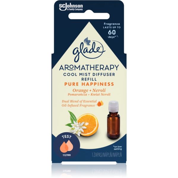 Glade GLADE Aromatherapy Pure Happiness nadomestno polnilo za aroma difuzor Orange + Neroli 17,4 ml