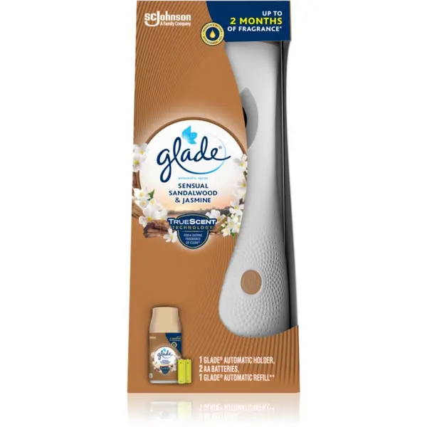 Glade GLADE Automatic Spray Sandalwood & Jasmine avtomatski osvežilec zraka s polnilom Sandalwood & Jasmine 269 ml