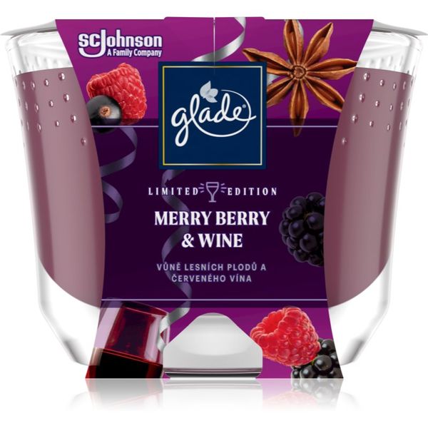 Glade GLADE Merry Berry & Wine dišeča sveča 224 g