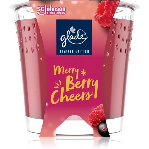 Glade GLADE Merry Berry Cheers dišeča sveča z vonjem Merry Berry Cheers 129 g