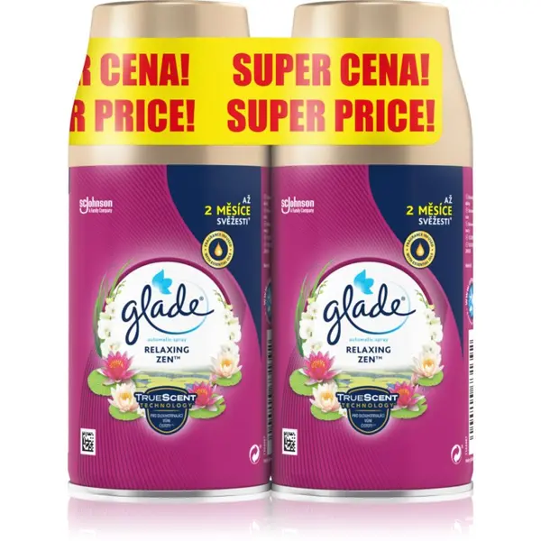 Glade GLADE Relaxing Zen avtomatski osvežilec zraka nadomestno polnilo 2x269 ml