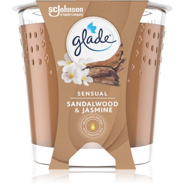 Glade GLADE Sensual Sandalwood & Jasmine dišeča sveča 129 g