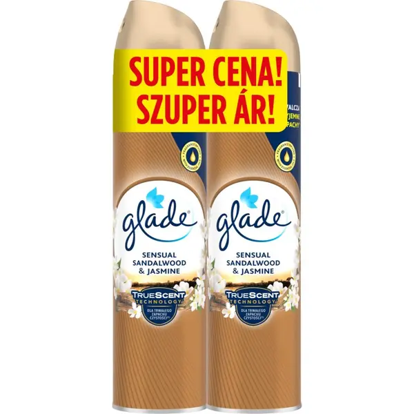 Glade GLADE Sensual Sandalwood & Jasmine osvežilec zraka duo 2x300 ml
