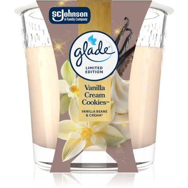 Glade GLADE Vanilla Cream Cookies dišeča sveča 112 g