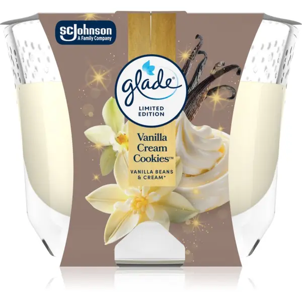 Glade GLADE Vanilla Cream Cookies dišeča sveča 204 g