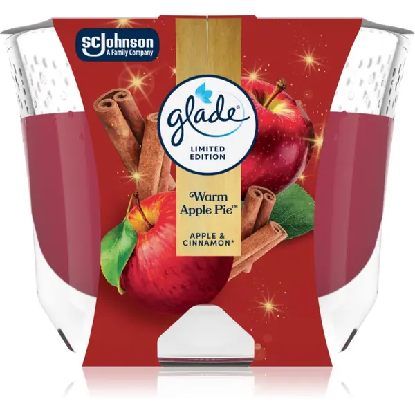 Glade GLADE Warm Apple Pie dišeča sveča 204 g