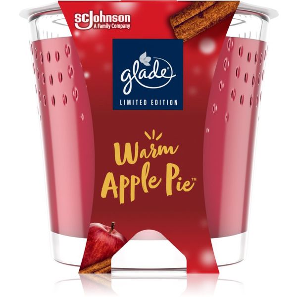 Glade GLADE Warm Apple Pie dišeča sveča z vonjem Apple, Cinnamon, Baked Crisp 129 g