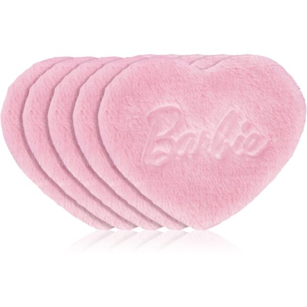 GLOV GLOV Barbie Ultrasoft Reusable Pads pralne blazinice za odstranjevanje ličil vrsta Hearts Pink 5 kos