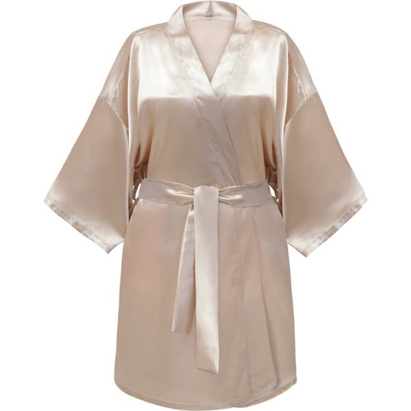 GLOV GLOV Bathrobes Kimono-style kopalni plašč za ženske saten Sparkling Wine 1 kos