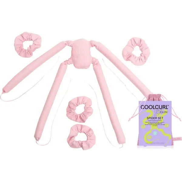 GLOV GLOV CoolCurl Spider Set dodatek za lase za oblikovanje valovitih las odtenek Pink 1 kos