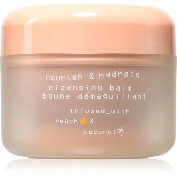 Glow Hub Glow Hub Nourish & Hydrate hranilni čistilni balzam z breskovim izvlečkom 100 g