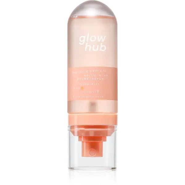 Glow Hub Glow Hub Nourish & Hydrate vlažilni in hranilni serum z breskovim izvlečkom 90 ml