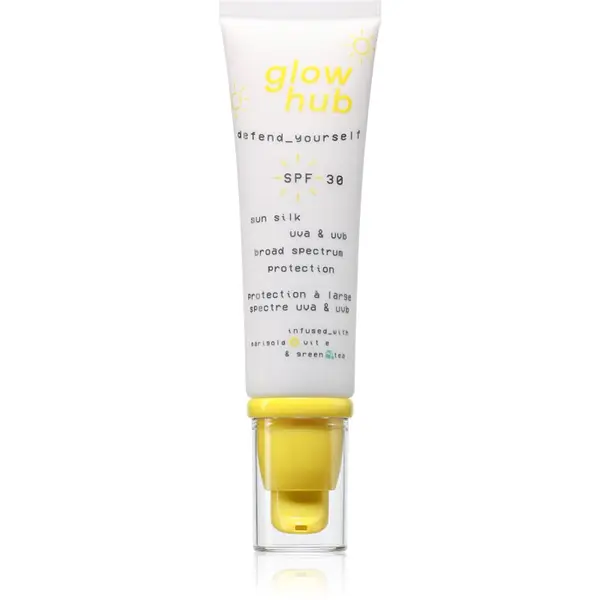 Glow Hub Glow Hub Sun Silk krema za sončenje za obraz SPF 30 50 ml