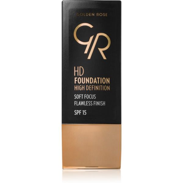 Golden Rose Golden Rose High Definition vlažilni tekoči puder SPF 15 odtenek 102 Ivory 30 ml