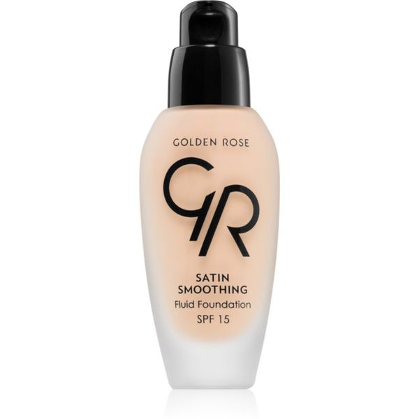 Golden Rose Golden Rose Satin Smoothing dolgoobstojni tekoči puder SPF 15 odtenek 23 34 ml