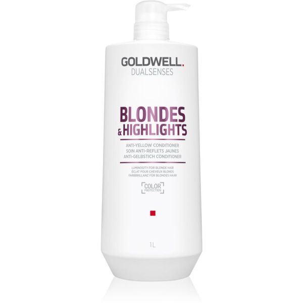 Goldwell Goldwell Dualsenses Blondes & Highlights balzam za blond lase za nevtralizacijo rumenih odtenkov 1000 ml