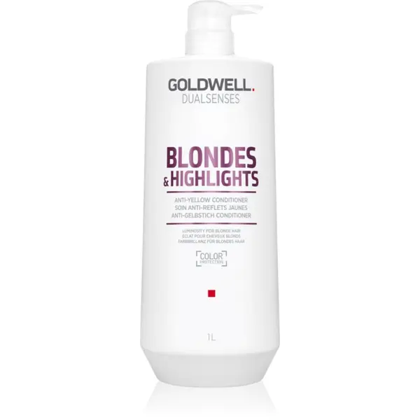 Goldwell Goldwell Dualsenses Blondes & Highlights balzam za blond lase za nevtralizacijo rumenih odtenkov 1000 ml