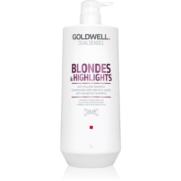 Goldwell Goldwell Dualsenses Blondes & Highlights šampon za blond lase za nevtralizacijo rumenih odtenkov 1000 ml