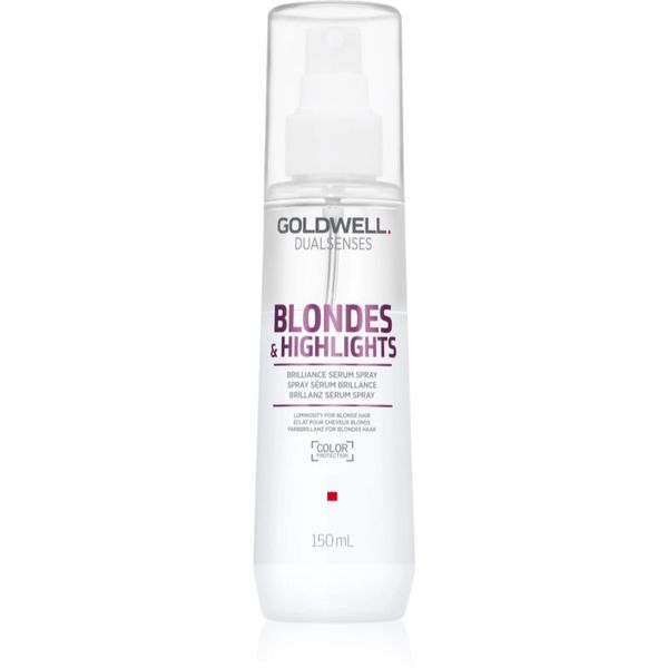 Goldwell Goldwell Dualsenses Blondes & Highlights serum brez spiranja v pršilu za blond lase in lase s prameni 150 ml