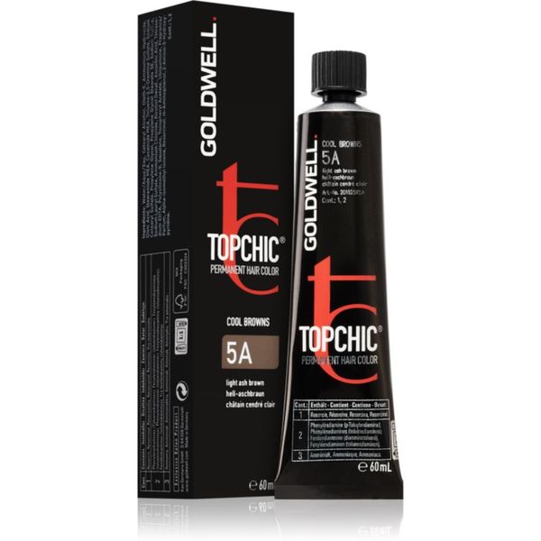 Goldwell Goldwell Topchic Permanent Hair Color barva za lase odtenek 5A 60 ml