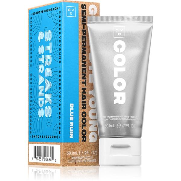 Good Dye Young Good Dye Young Semi-Permanent Hair Colour semi permanentna barva za lase odtenek Blue Ruin 59,1 ml