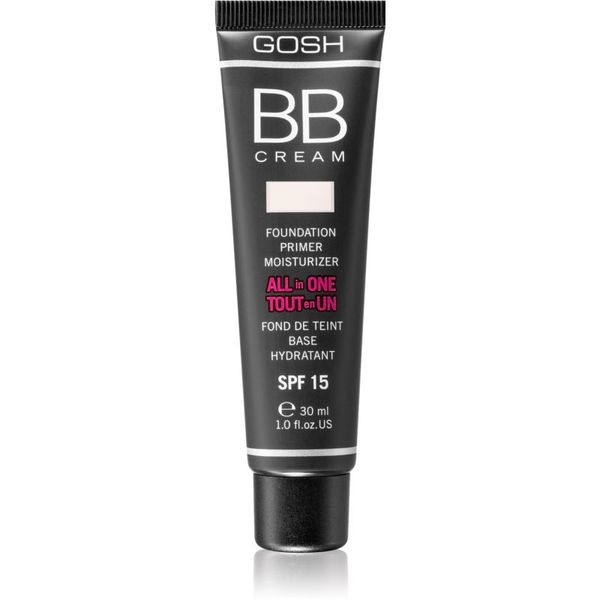 Gosh Gosh BB vlažilna BB krema SPF 15 odtenek 001 Sand 30 ml