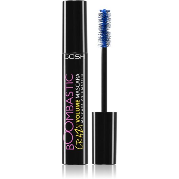 Gosh Gosh Boombastic maskara za volumen in privihanje trepalnic odtenek 002 Crazy Blue 13 ml