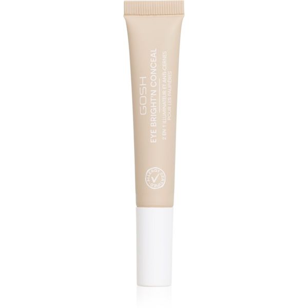 Gosh Gosh Bright'n Conceal korektor in osvetljevalec proti podočnjakom odtenek Adjusting Skin 12 ml