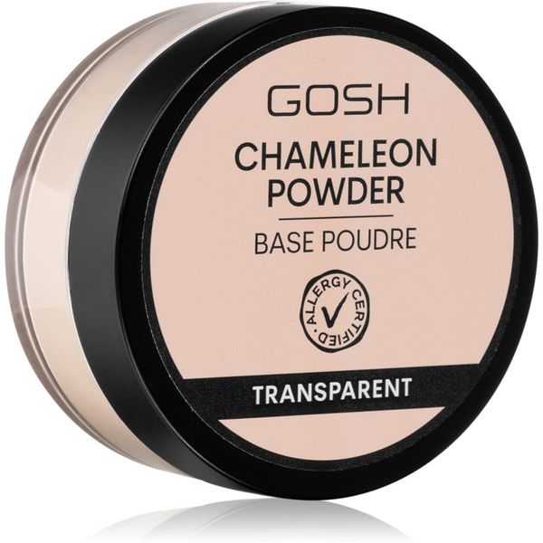 Gosh Gosh Chameleon transparentni puder v prahu z mat učinkom odtenek Transparent 8 g