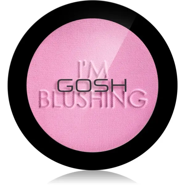GOSH COPENHAGEN GOSH COPENHAGEN I'm Blushing rdečilo v prahu odtenek 005 Shocking Pink 5.5 g