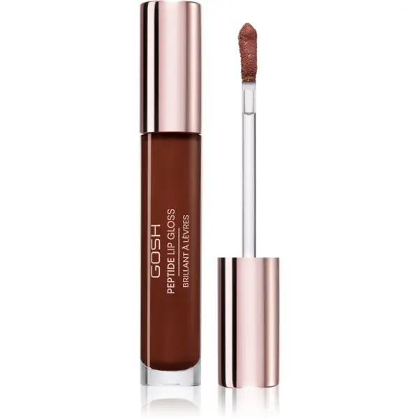 GOSH COPENHAGEN GOSH COPENHAGEN Peptide Lip Gloss sijaj za ustnice s peptidi odtenek 006 Brownie 7 ml