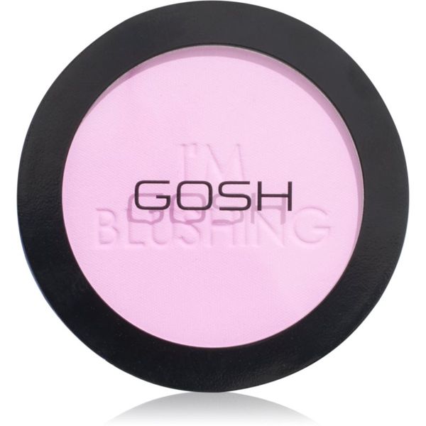 Gosh Gosh I'm Blushing pudrasto rdečilo odtenek 005 Shocking Pink 5,5 g