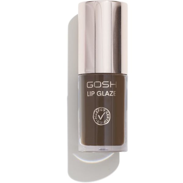 Gosh Gosh Lip Glaze sijaj za ustnice odtenek 003 Dark Chocolate 5,5 ml