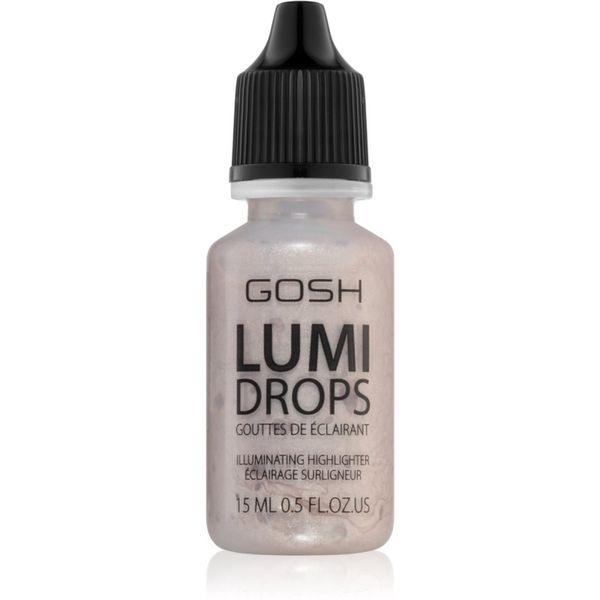 Gosh Gosh Lumi Drops tekoči osvetljevalec odtenek 002 Vanilla 15 ml