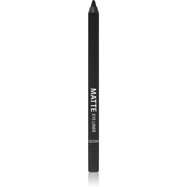 Gosh Gosh Matte svinčnik za oči z mat učinkom odtenek 002 Black 1.2 g