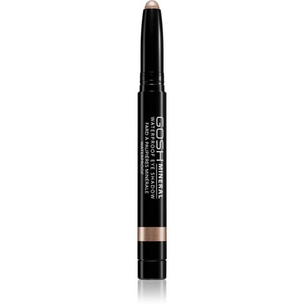 Gosh Gosh Mineral Waterproof dolgoobstojna senčila za oči v svinčniku vodoodporno odtenek 012 Golden Nude 1,4 g