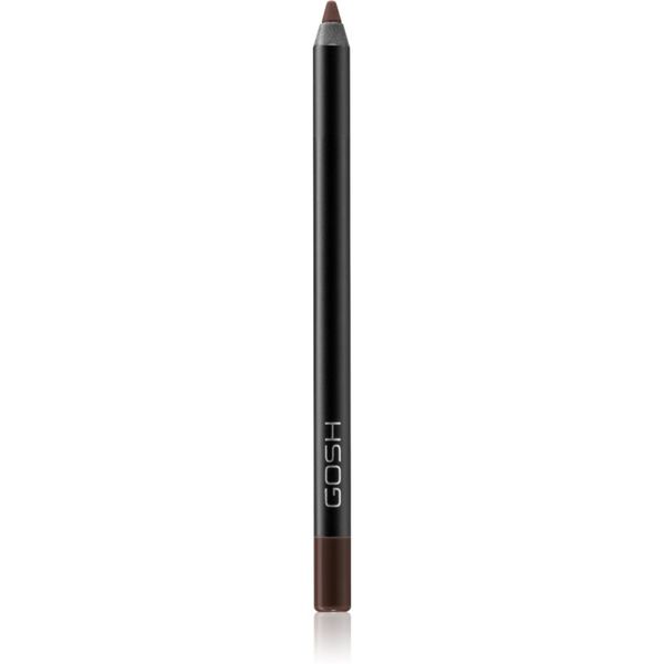 Gosh Gosh Velvet Touch dolgoobstojni svinčnik za oči odtenek Truly Brown 1.2 g