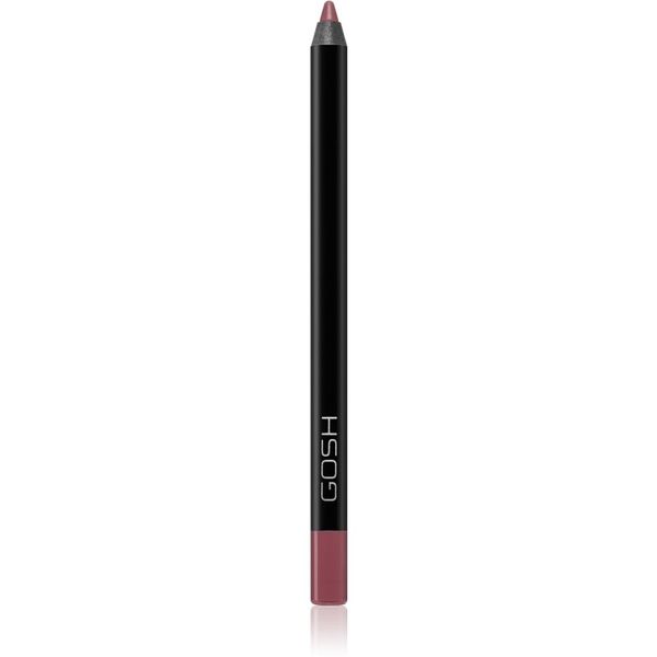 Gosh Gosh Velvet Touch vodoodporni svinčnik za ustnice odtenek 009 Rose 1,2 g