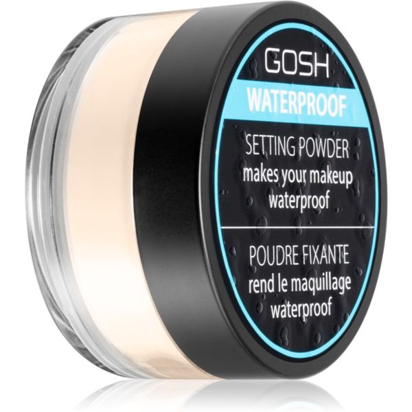 Gosh Gosh Waterproof Setting Powder vodoodporni fiksacijski puder odtenek 001 Transparent 7 g