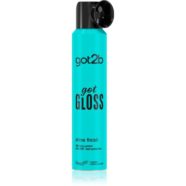 got2b got2b got Gloss Shine Finish pršilo za zaščito las pred vročino za sijaj in mehkobo las 200 ml