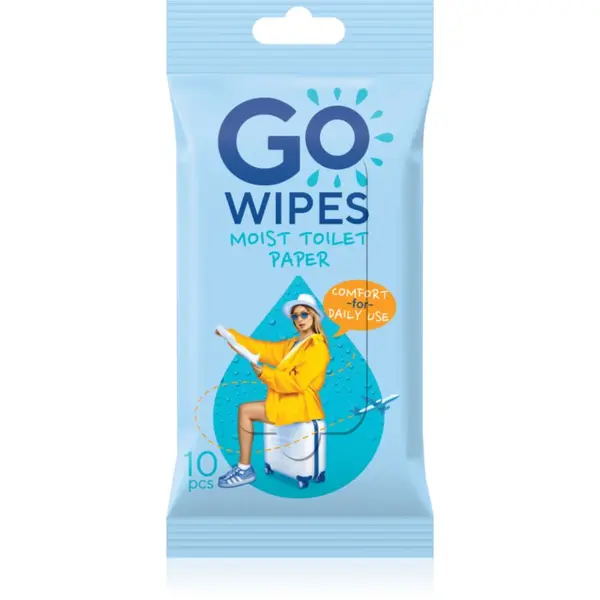 GoWipes GoWipes Comfort vlažilni toaletni papir 10 kos