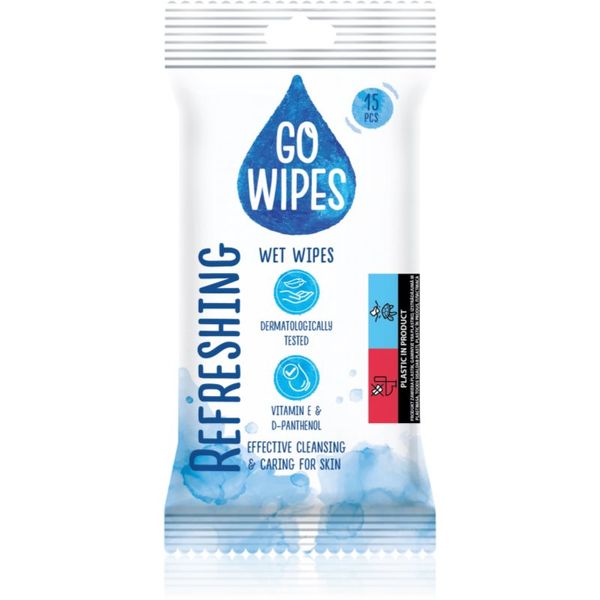 GoWipes GoWipes Refreshing vlažni čistilni robčki za roke 15 kos