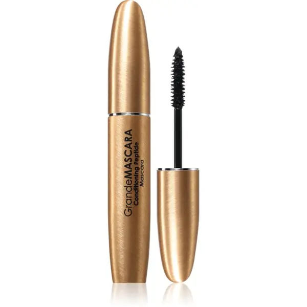 Grande Cosmetics Grande Cosmetics GrandeMascara negovalna maskara za volumen in vihanje trepalnic odtenek Black 5.6 g